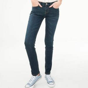 Aeropostale size 2 regular dark wash blue skinny jeans